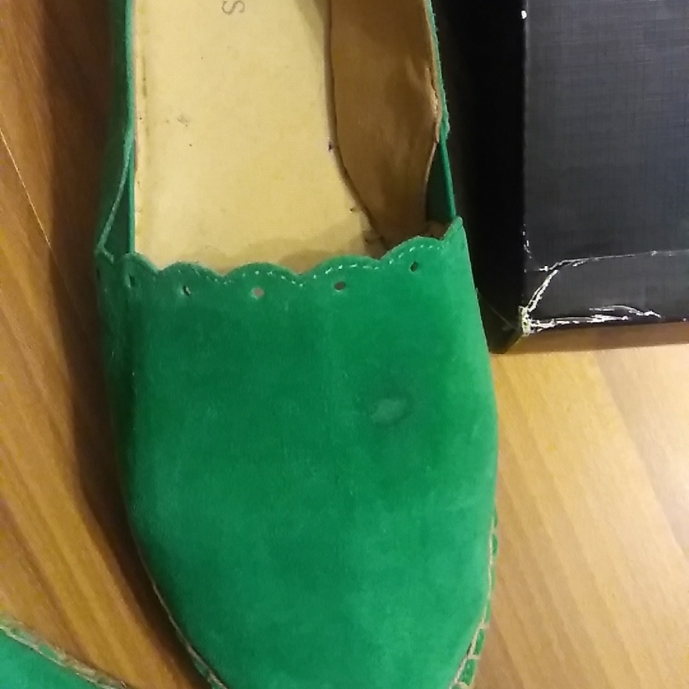 TALBOTS IZZY SCALLOP-EDGE ESPADRILLES 9M - Picture 8 of 8